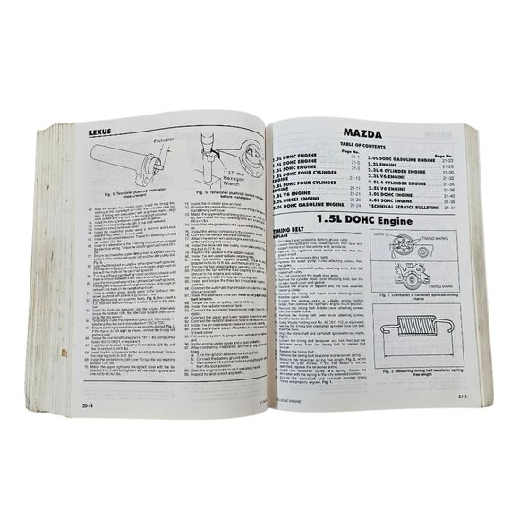 Motor Timing Belt Replacement Guide 1970-99 Domestic Imported Cars Light Trucks - Picture 13 of 14